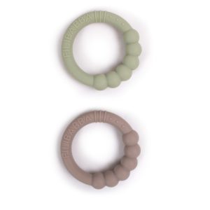 SiliconeTeethergreygreen